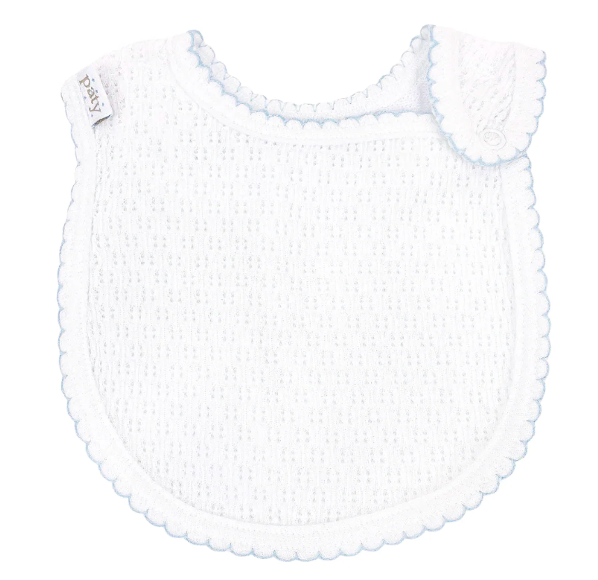 Paty Knit Shoulder Snap Bib