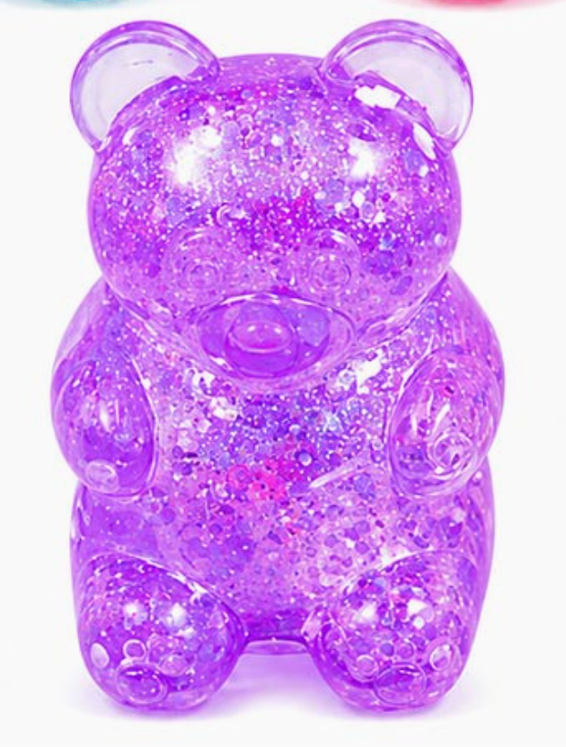 Glittered Gummy Bear Squish