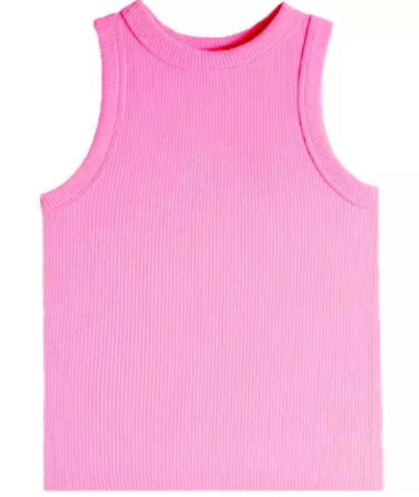 Suzette Collection High Neck Ribbed Seemless Tank
