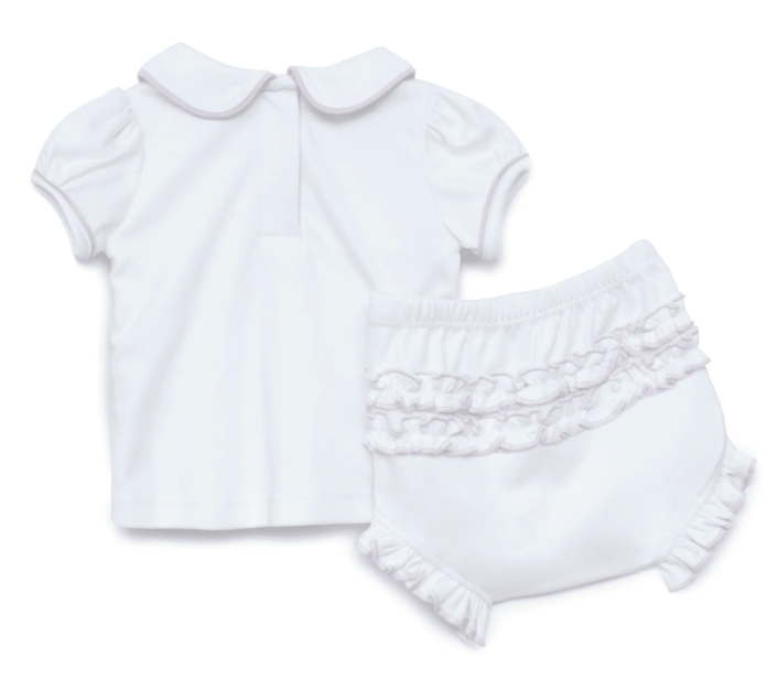Magnolia Baby Poppy Smocked Diaper Cover Set