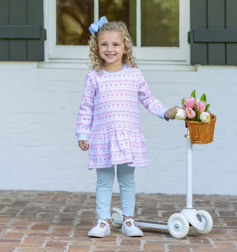 Trotter Street Kids Sweetheart French Terry Tunic Set