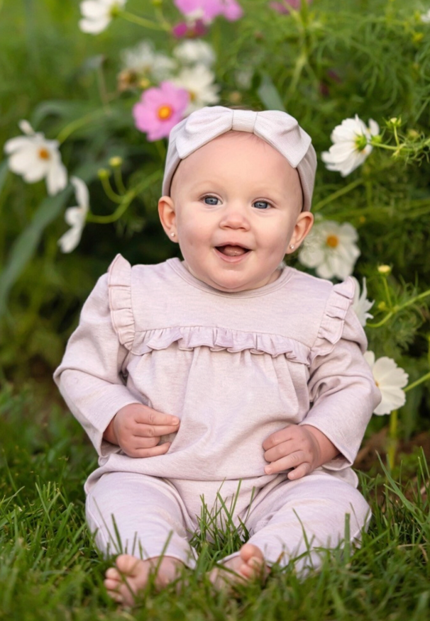Mabel & Honey Maggie Romper - Purple
