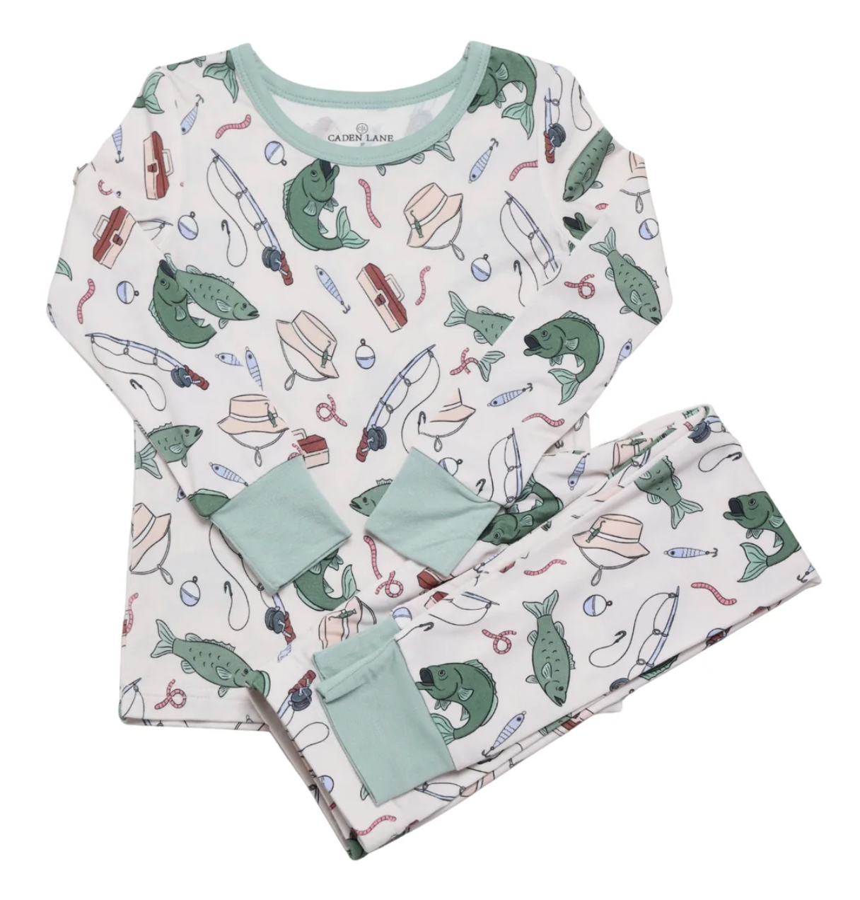 Caden Lane Two Piece Bamboo Pajamas - Off the Hook