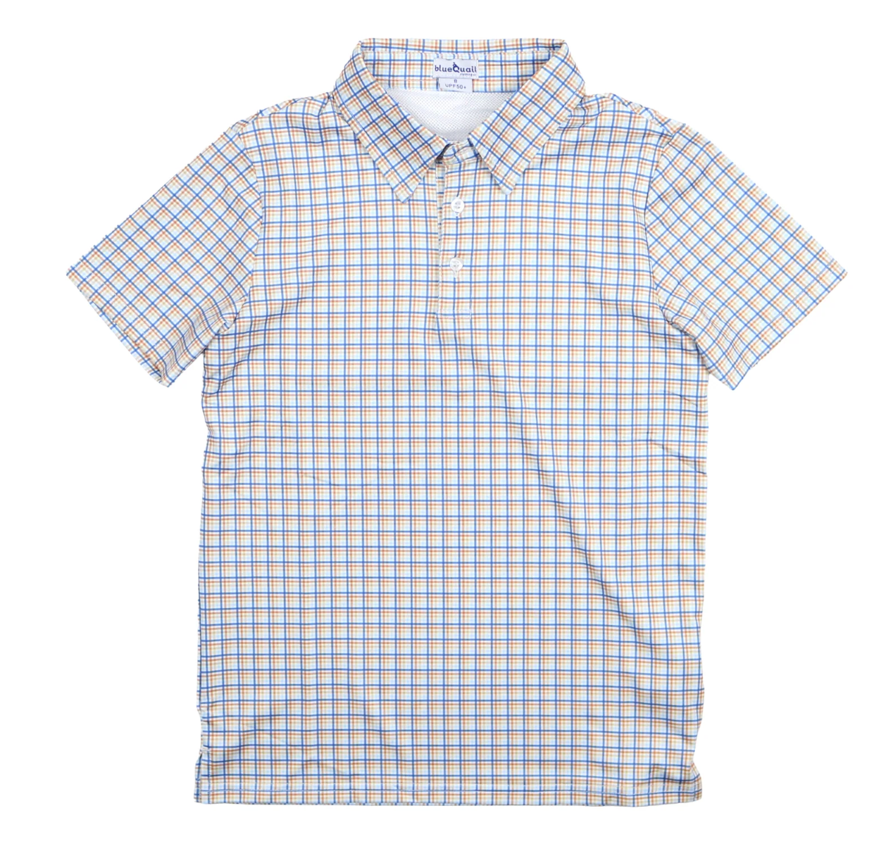 Blue Quail Brazos Plaid Polo SS Shirt