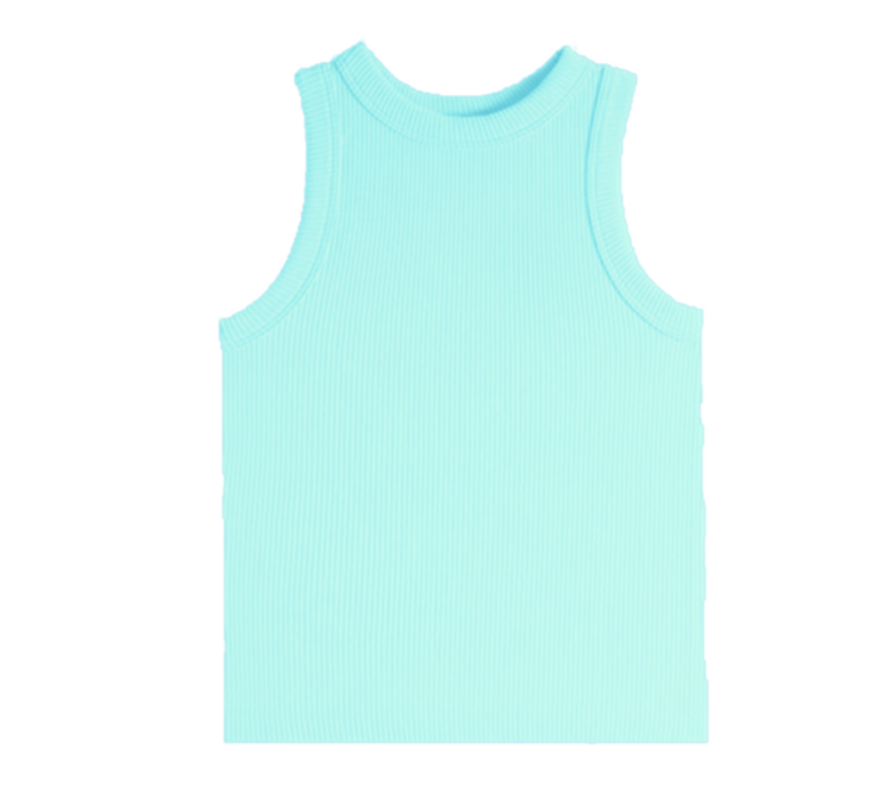 Suzette Collection High Neck Ribbed Seemless Tank