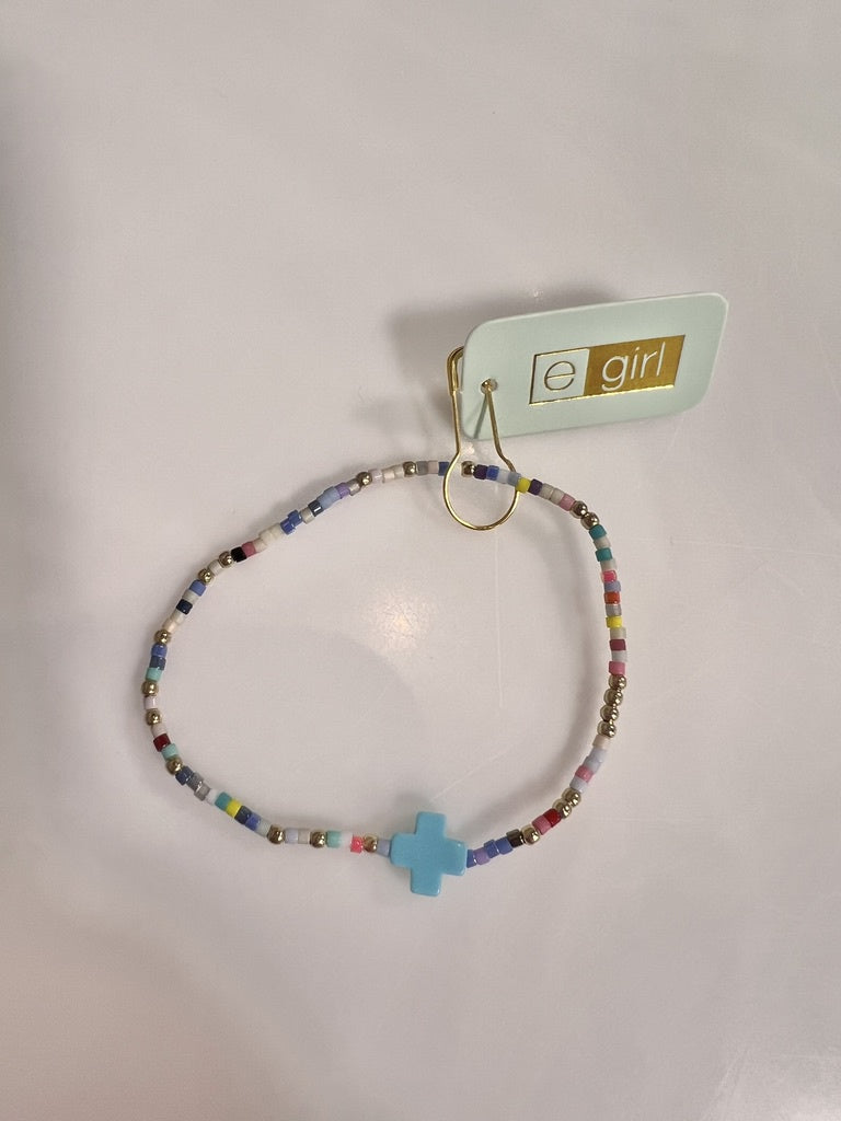 Enewton Egirl Hope SC Hot Mess Bracelet w/Cross
