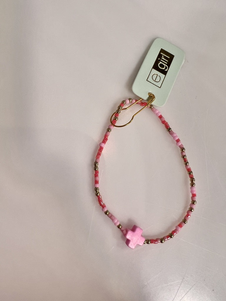 Enewton Egirl Hope SC Flockstar Bracelet w/Cross