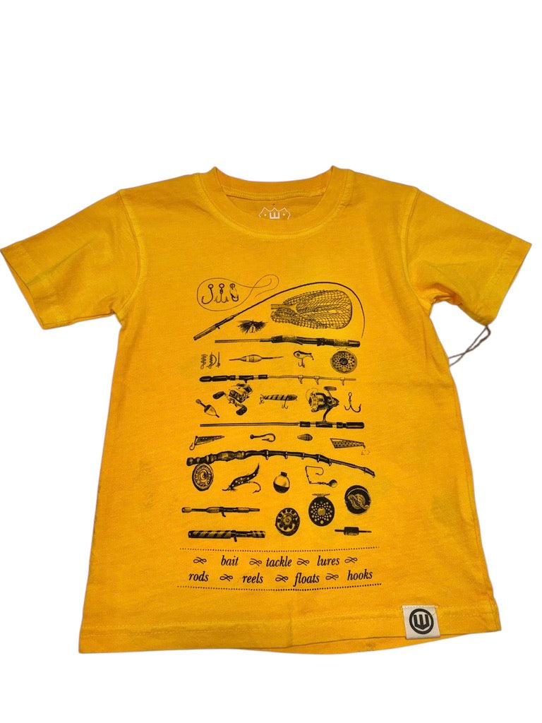 WW Fish Bold Gold Front/Back Tee