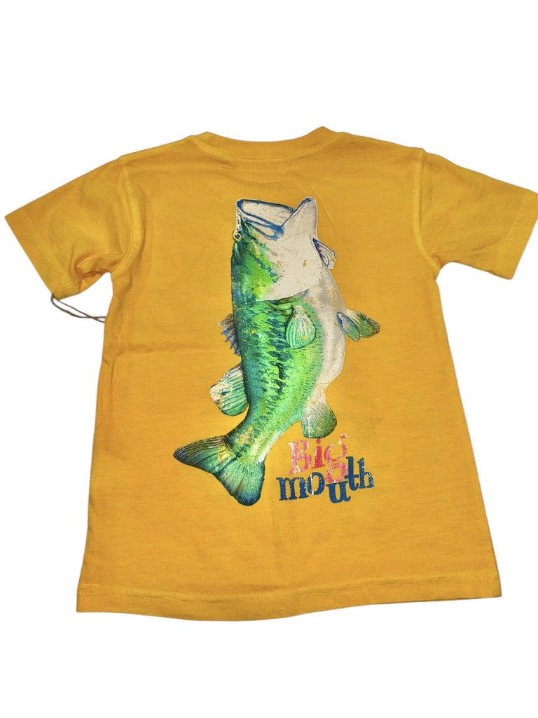 WW Fish Bold Gold Front/Back Tee