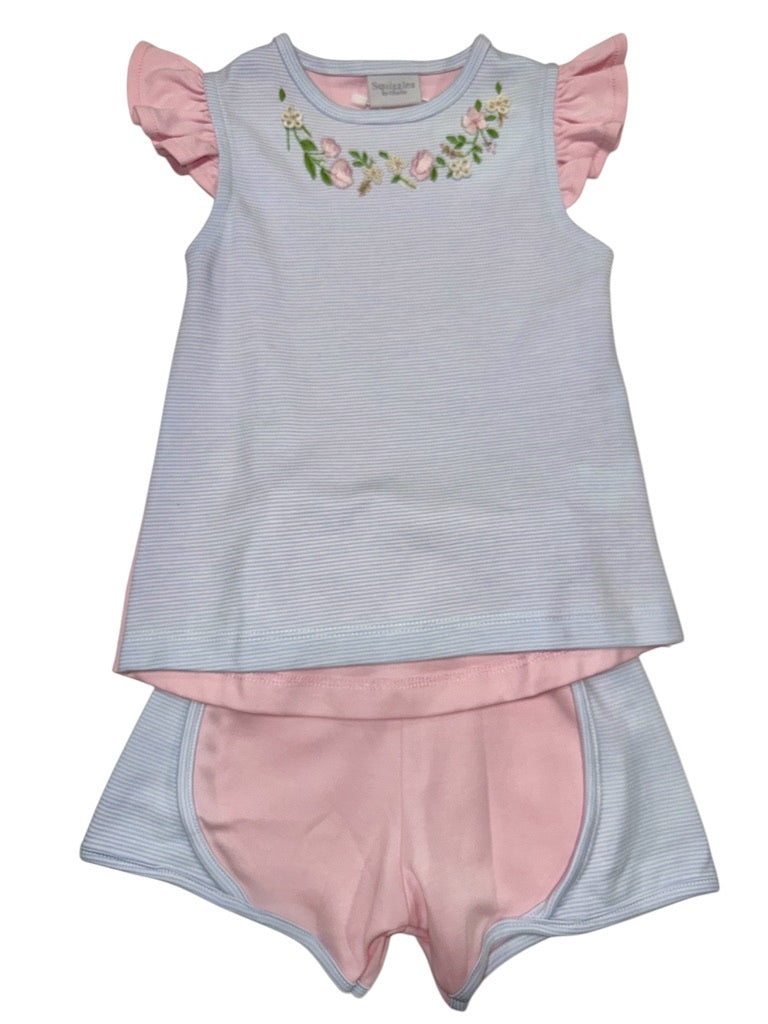 Squiggles Pretty Blooms Athletic Set