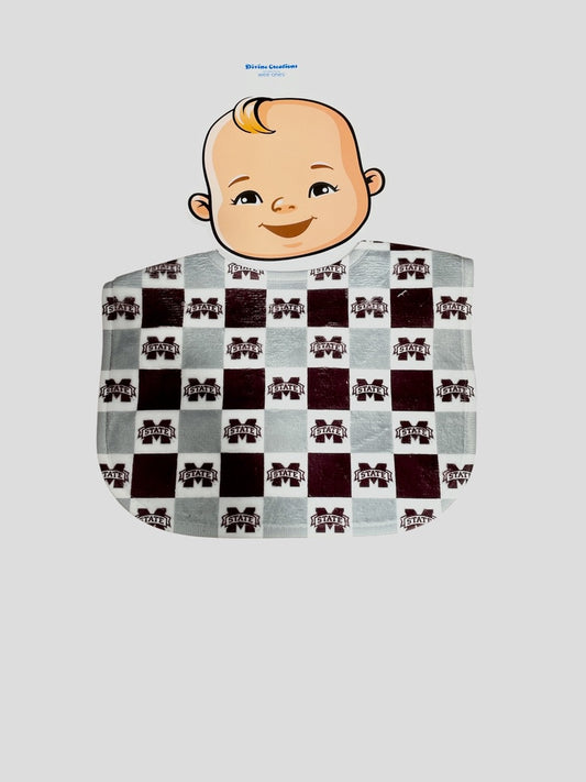 MSU Checkerboard Bib