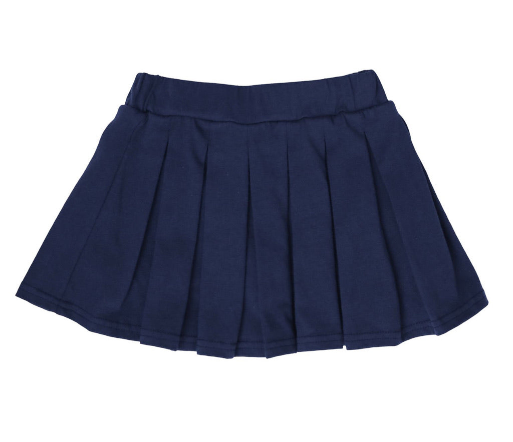 TSK Pleat Skort Navy