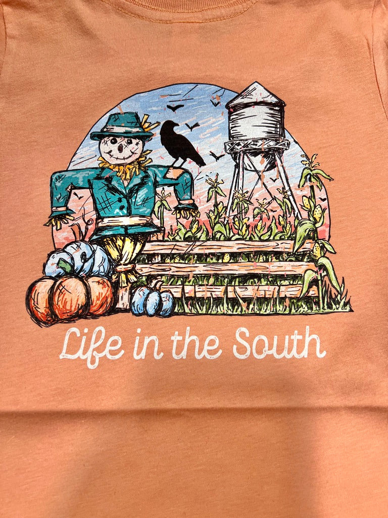Scarecrow Cornfield Sunset Tee