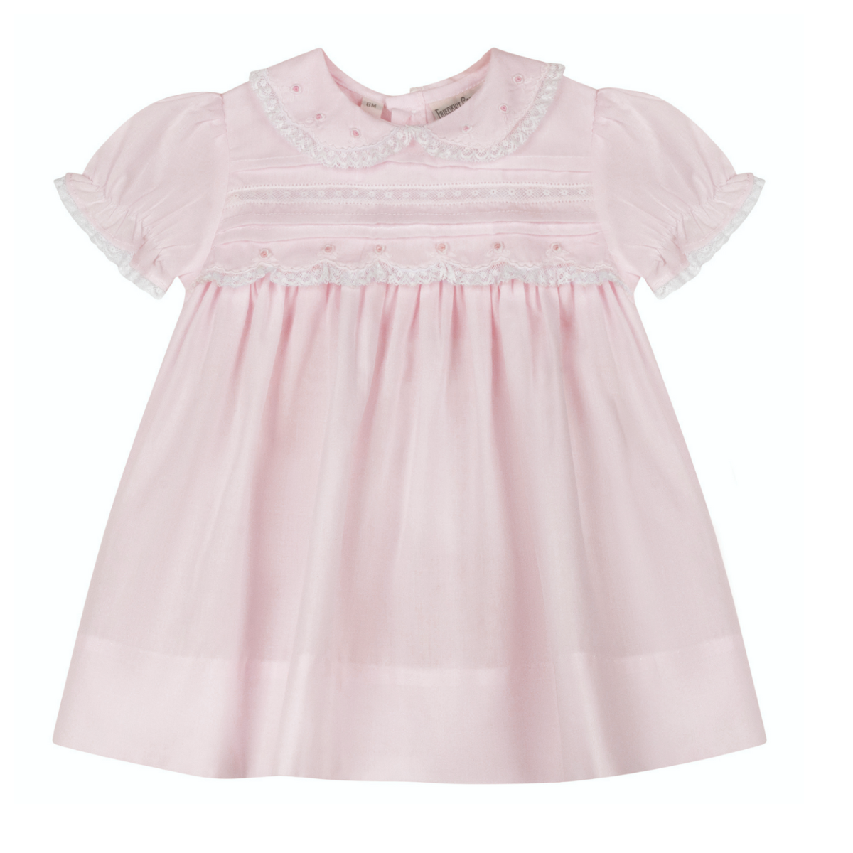 Feltman Brothers Lace Trim Dress - Pink