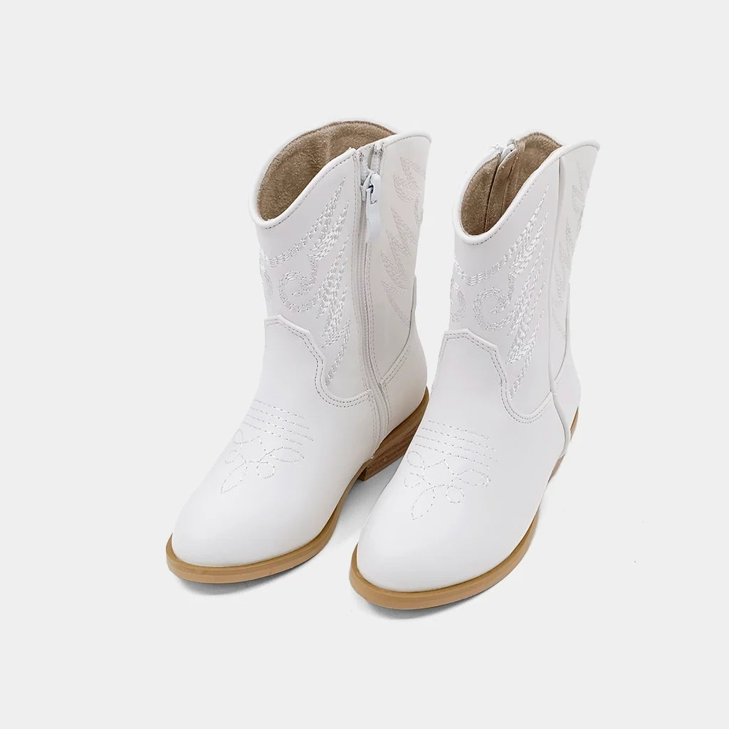 ShuShop Zaraha Mini Boots - White