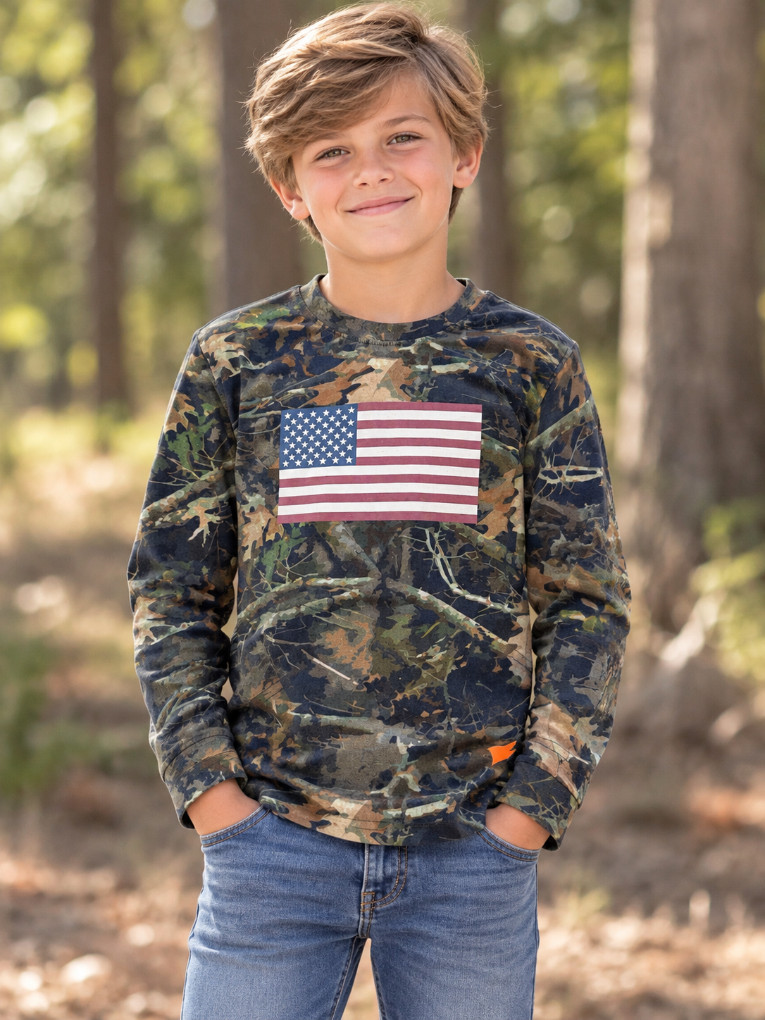 Pedal Organic Frontier Flag Tee Shirt