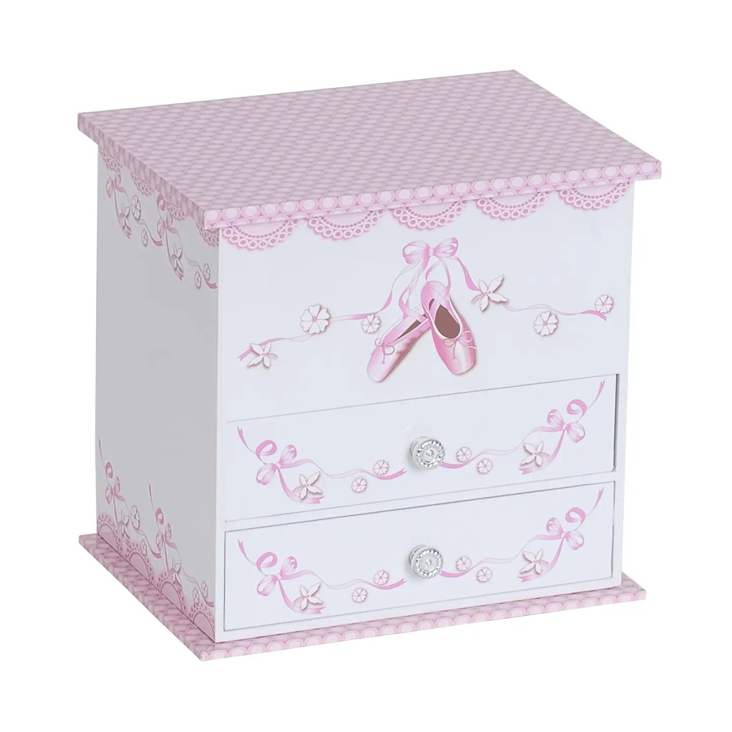 Mel & Co Angel Ballerina Music Jewelry Box