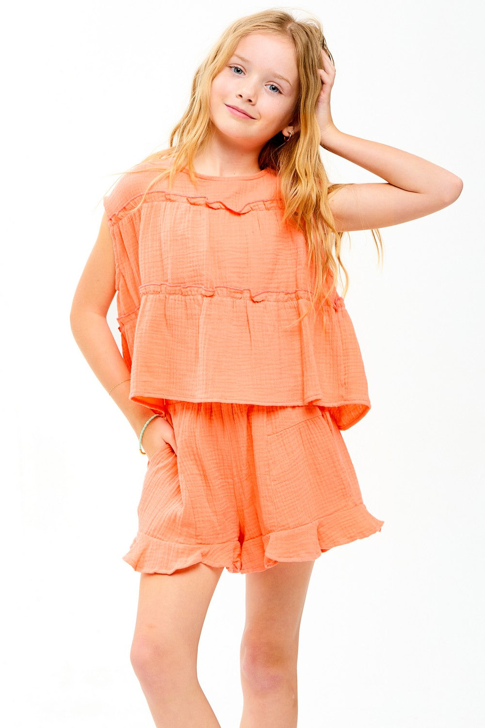 Good Girl Cotton Gauze Short Set