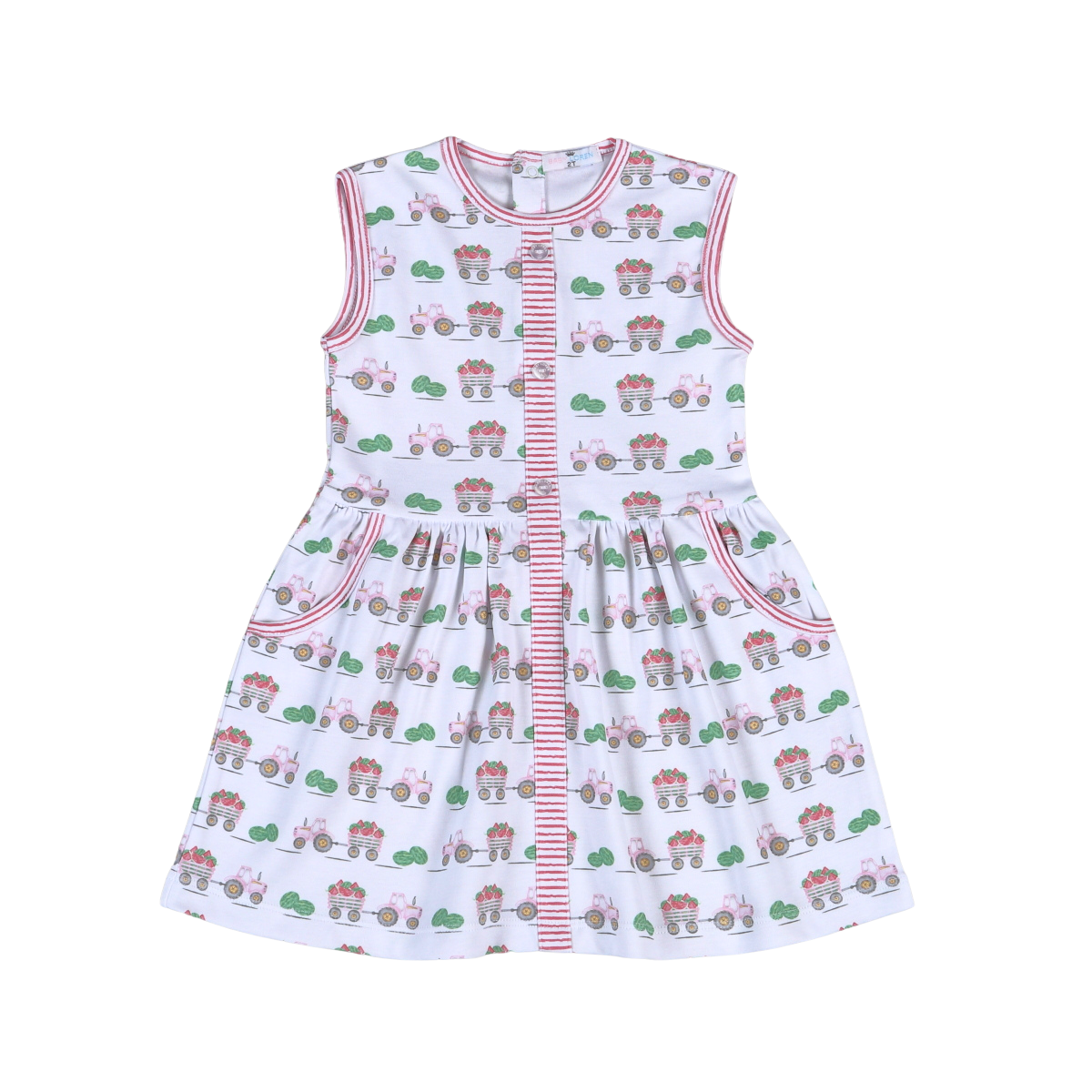 Baby Loren Tractors and Melons Dress