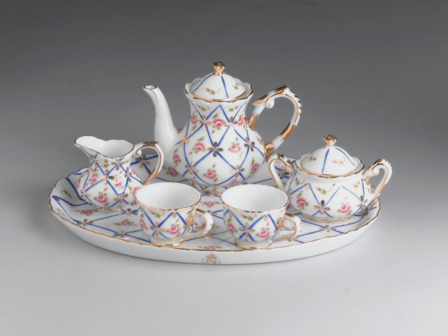 AA Importing Mini Tea Set for 2 with Tray