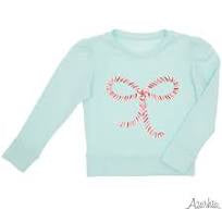 Azarhia Candy Cane Bow in Sequin
