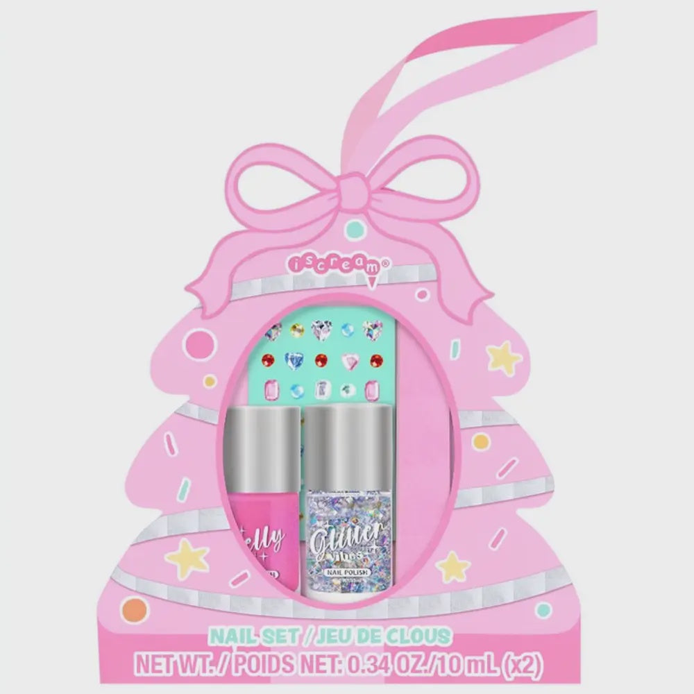 Iscream Christmas Tree Nail Polish Set