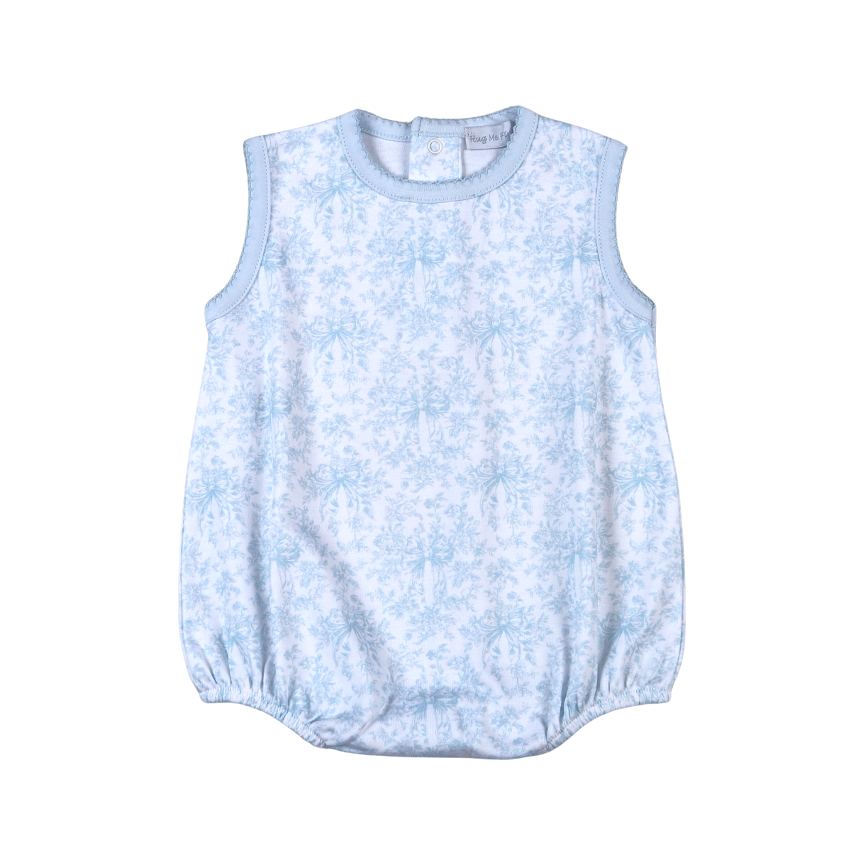 Baby Loren Sisi Blue Toile No Sleeves Bubble - Girls