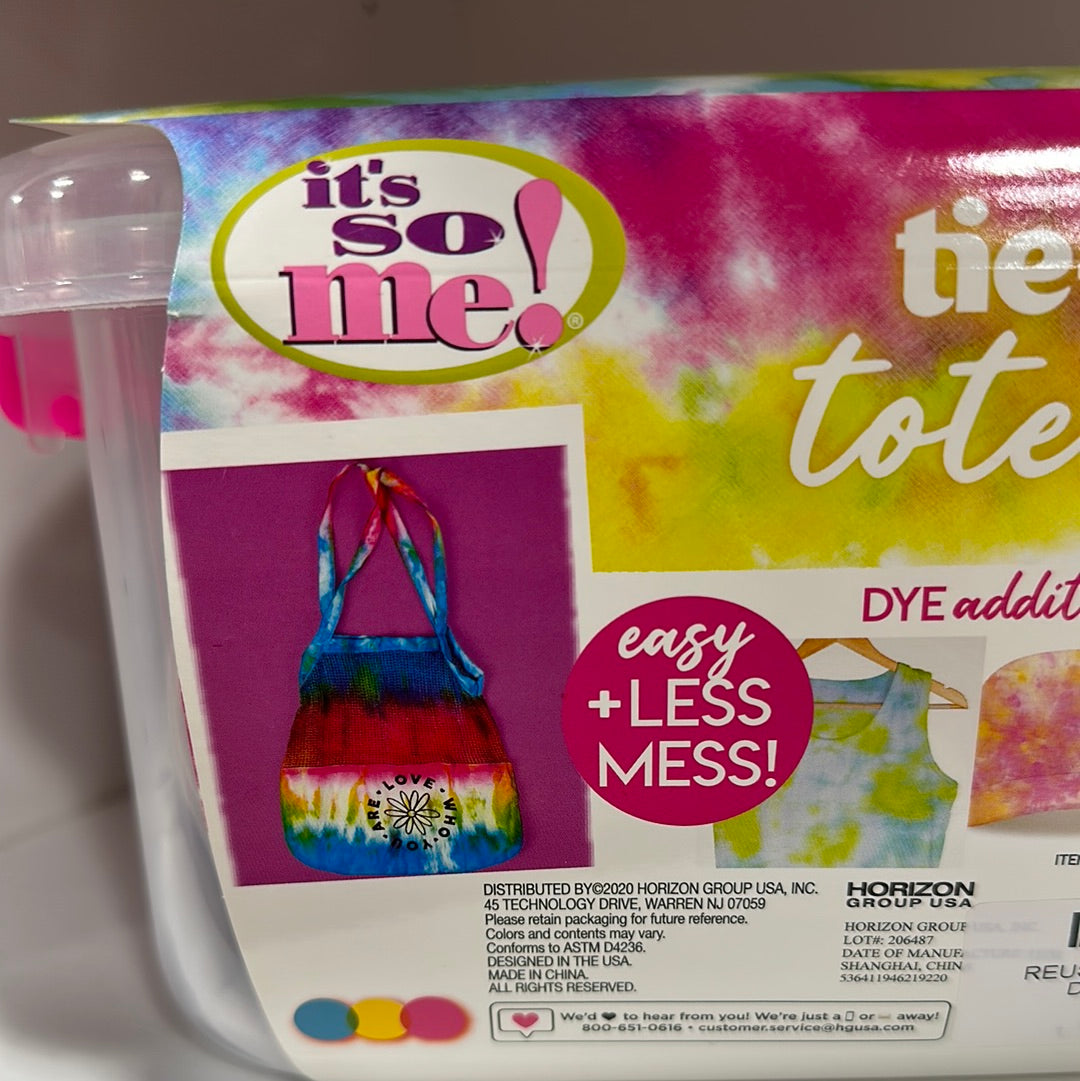 REUSABLE DYING TUB TIE DYE TOTE BAG KIT