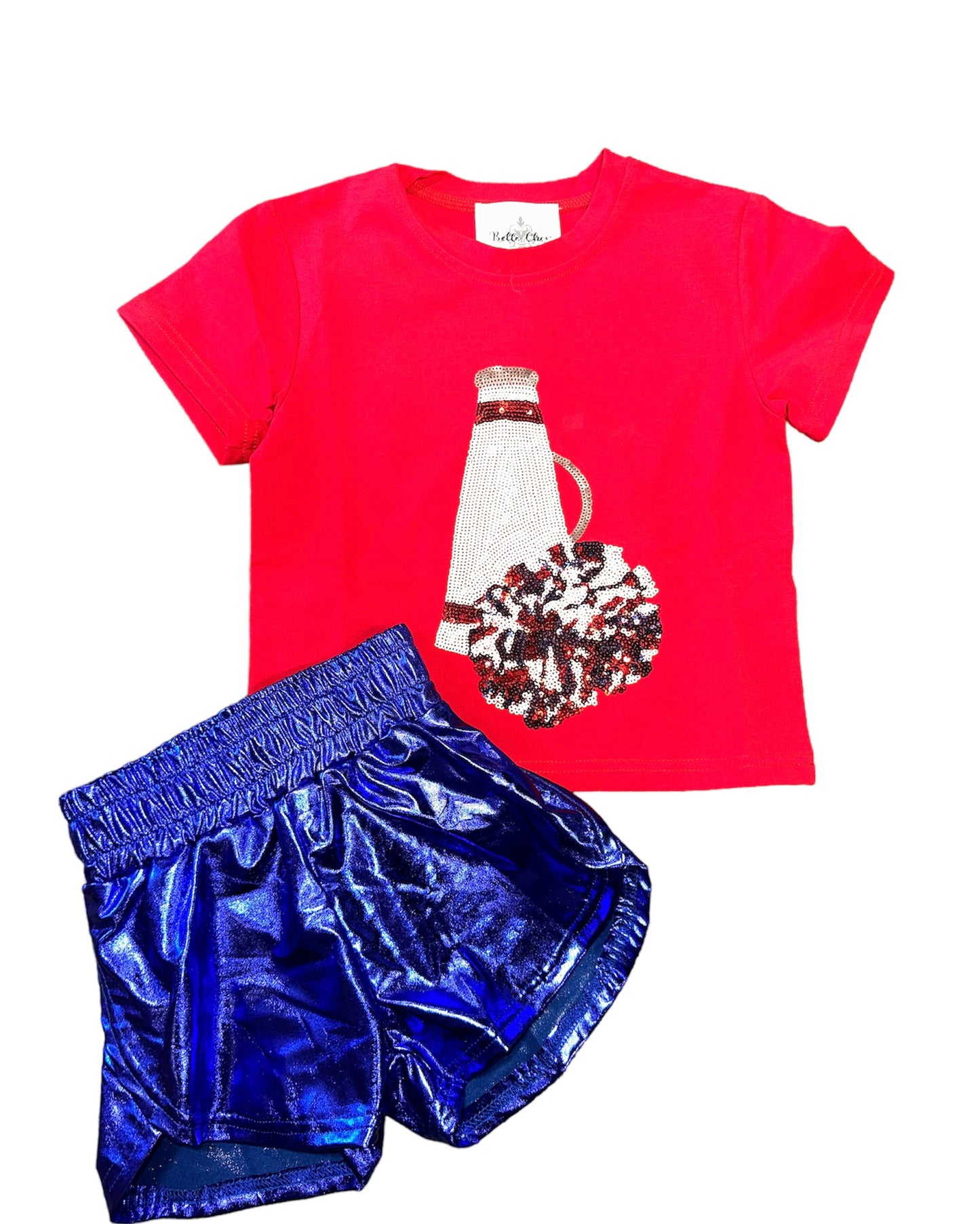 BC Royal Blue Metallic Shorts
