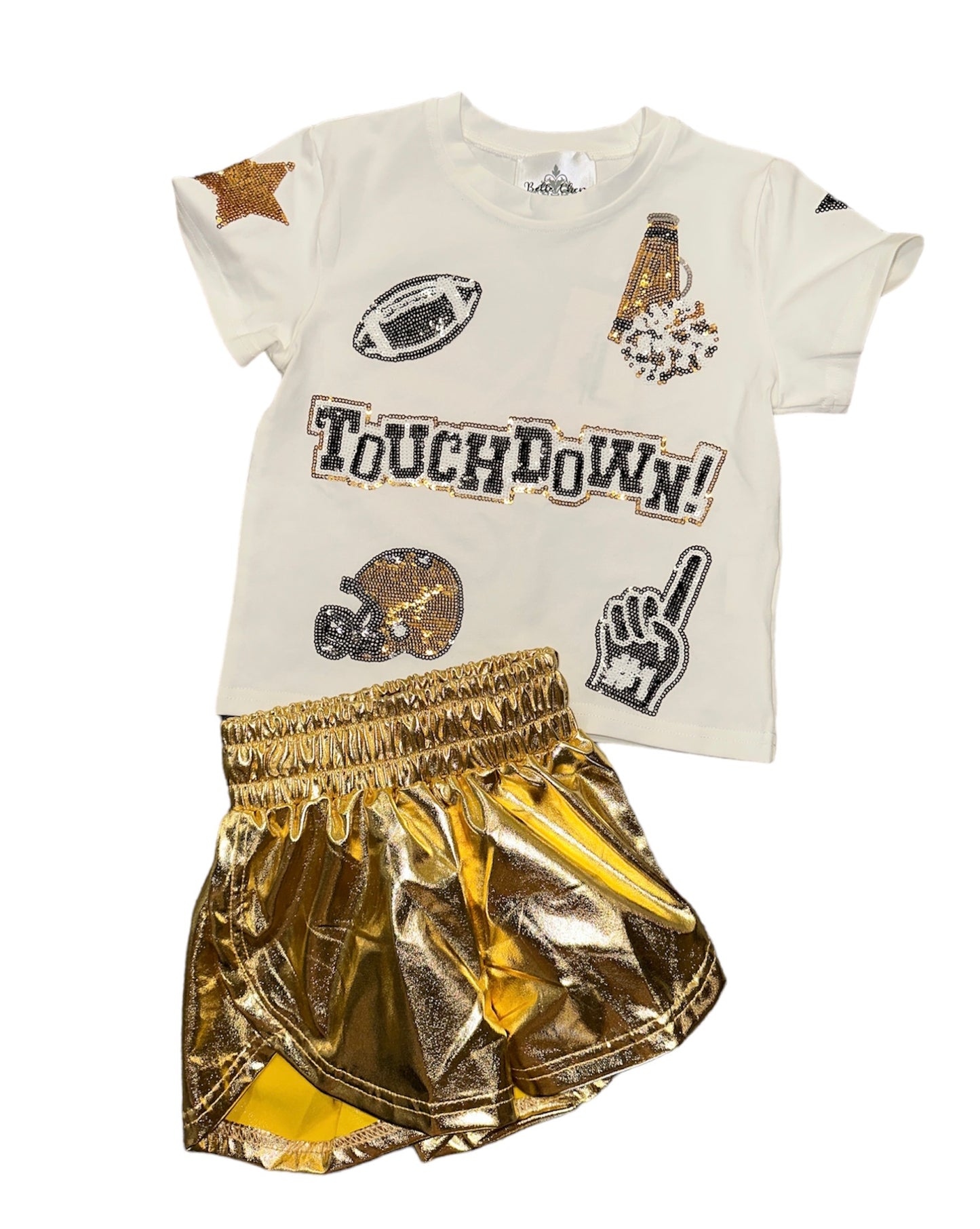 BC Gold Metallic Shorts