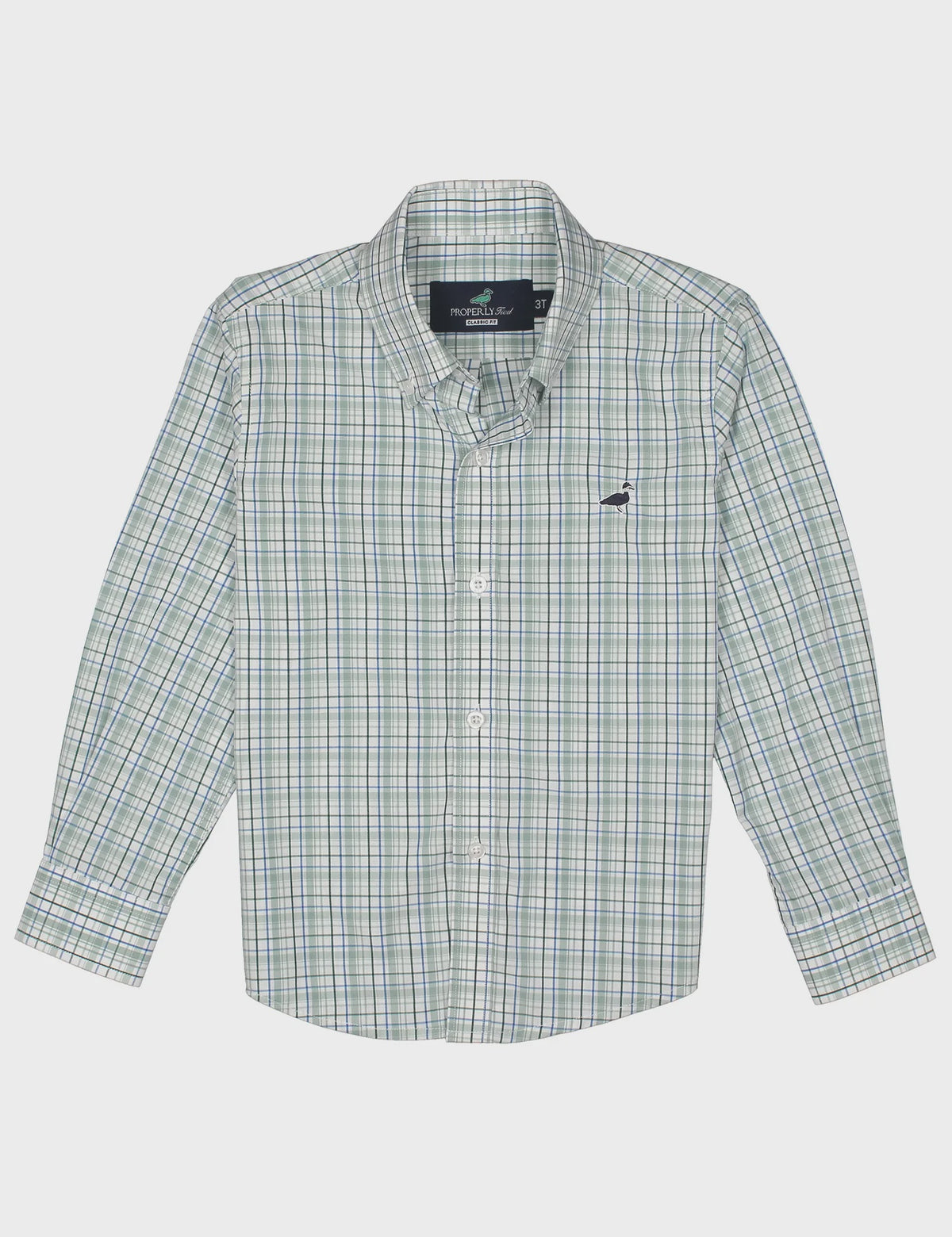 Properly Tied Seasonal Sportshirt -Sage Stream