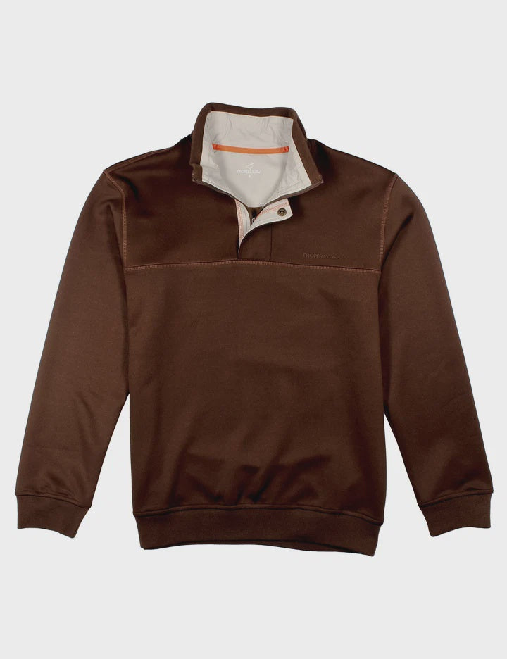 Properly Tied Kennedy Pullover - Bark