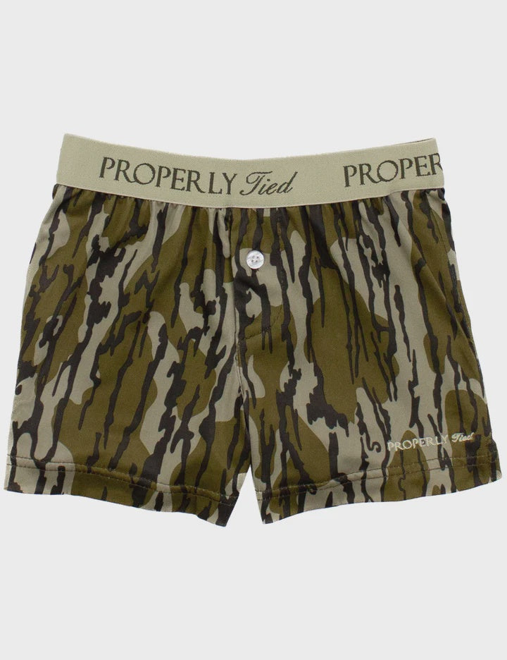 Properly Tied Inlet Boxer Mossy Oak Original Bottomland