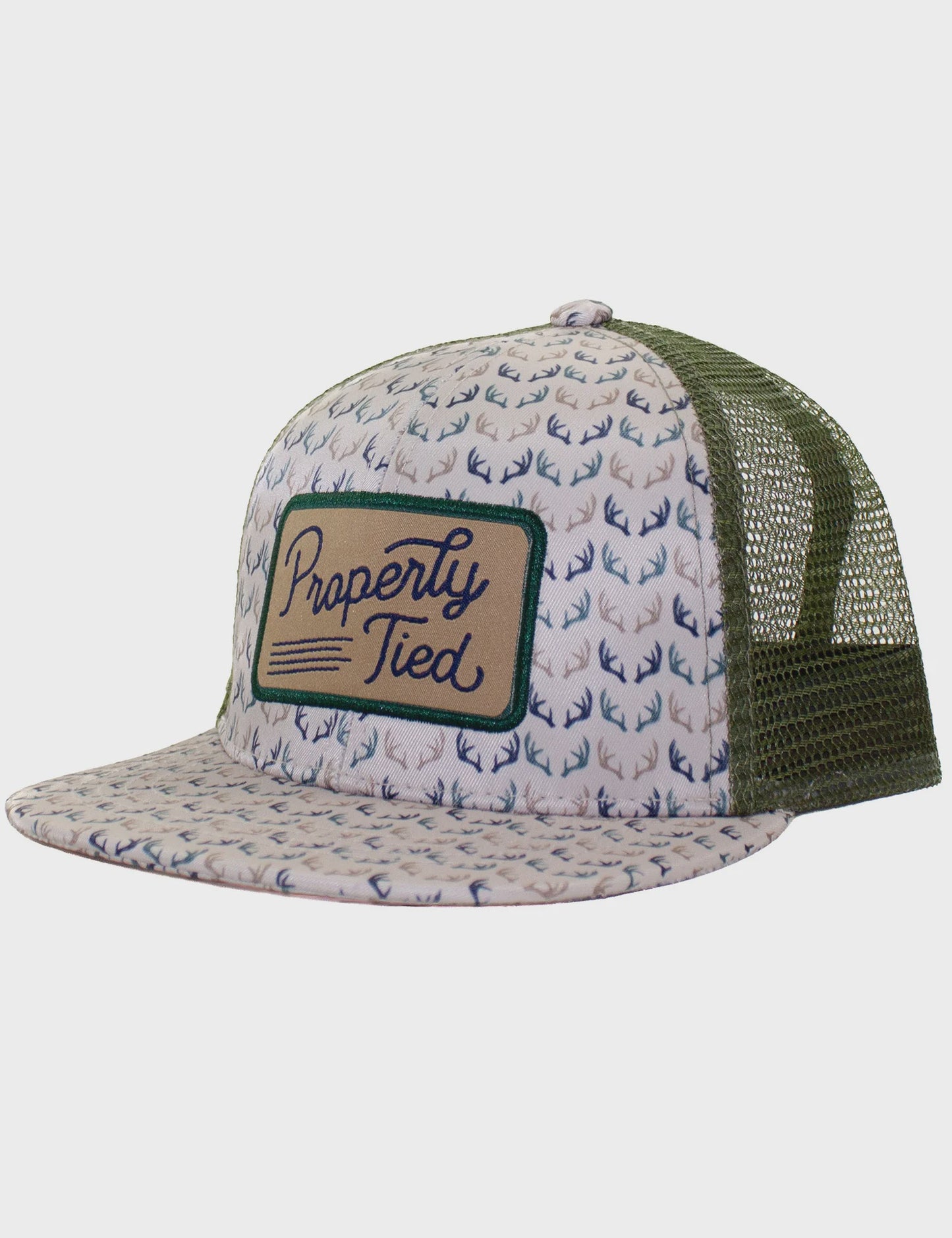 Properly Tied Boys Sportsman Trucker Hat - Antlers