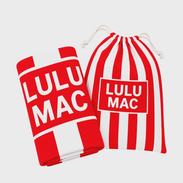 Lulu Mac Beach Towel - Red