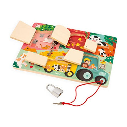 Enchanted Moments Padlocks Board - The Farm