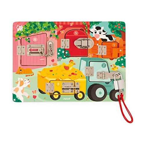 Enchanted Moments Padlocks Board - The Farm