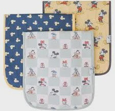 Copper Pearl Mickey Mouse & Friends Burp Cloths