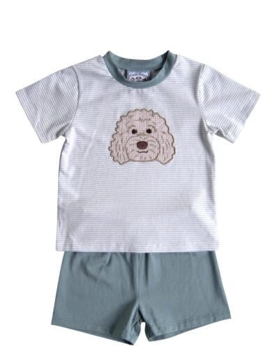Three Sisters Doodle Boys Short Set