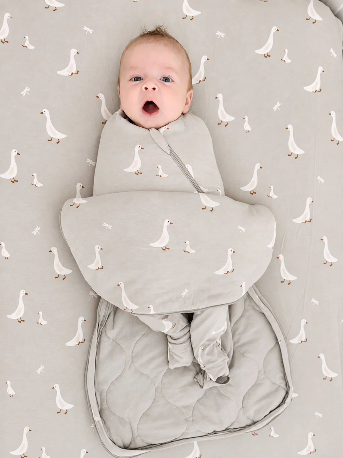 Gunamuna Swaddle Sleep Sack - Goose