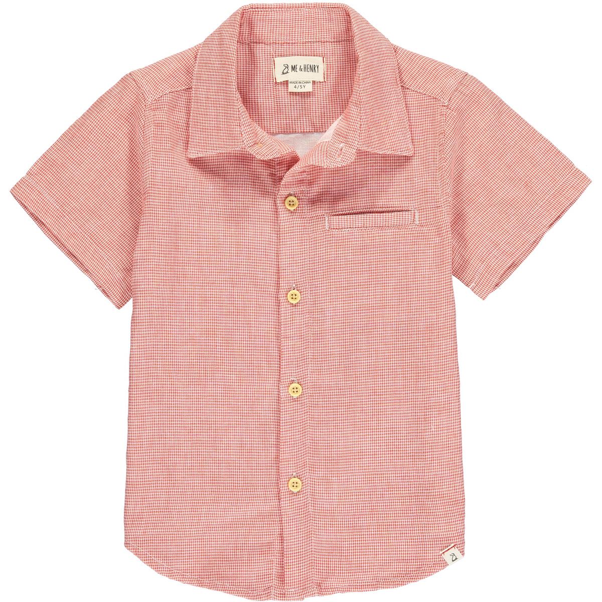 Red Plaid Newport Short Sleeve Shirt