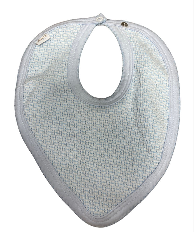 BLUE BANDANA BIB W/ADJ. STRAPS