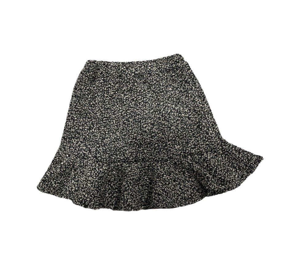 Camel & Black Ruffle Skirt