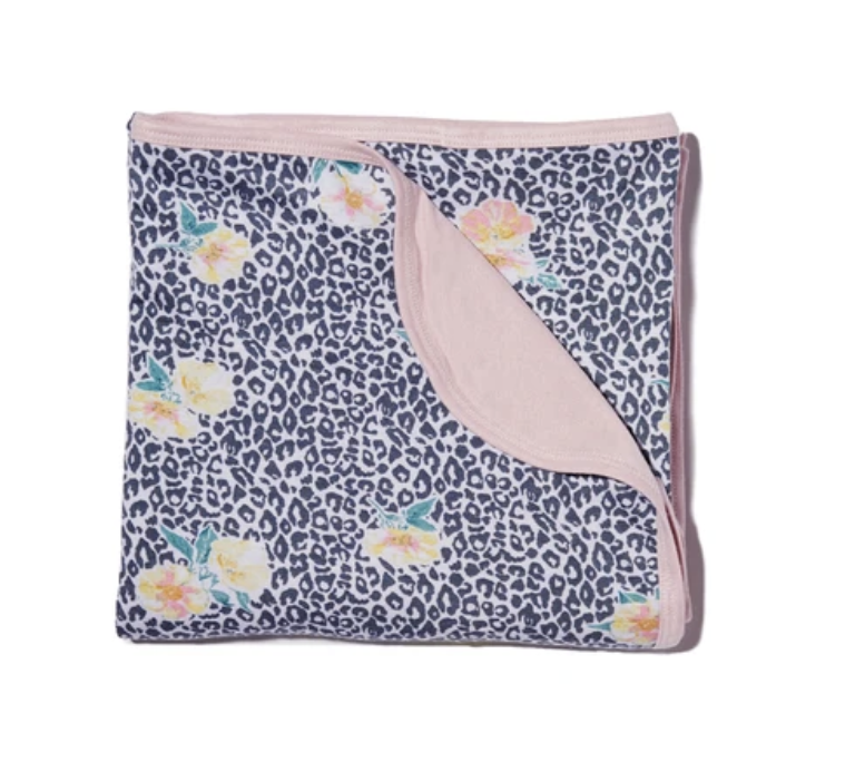 JUNGLE FLORAL SWADDLE BLANKET