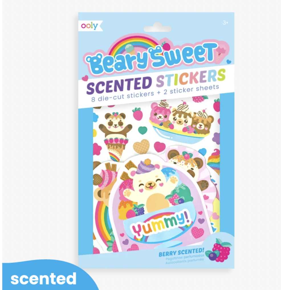 Beary Sweet Scented Stickers