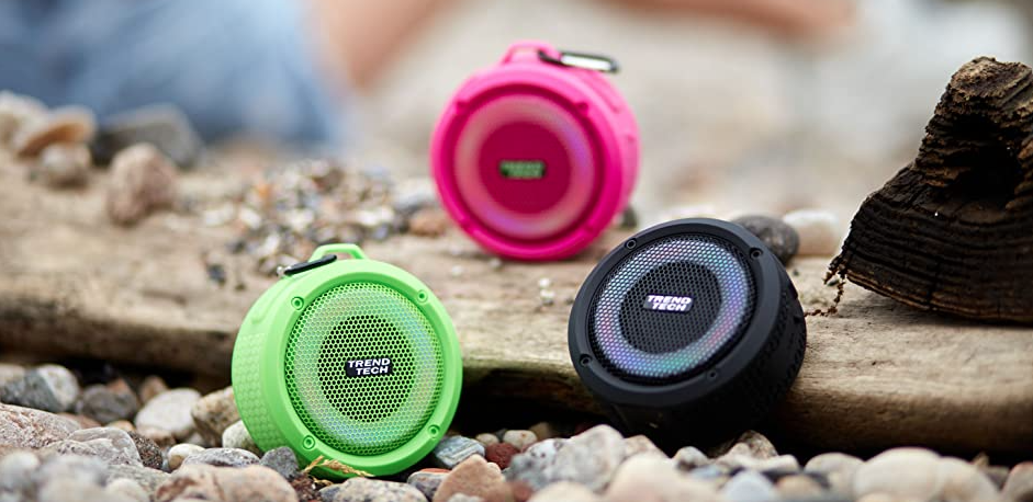 Neon Green Waterproof LED Speaker