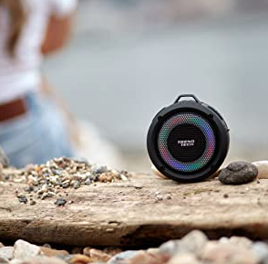 Black LED Waterproof Speaker