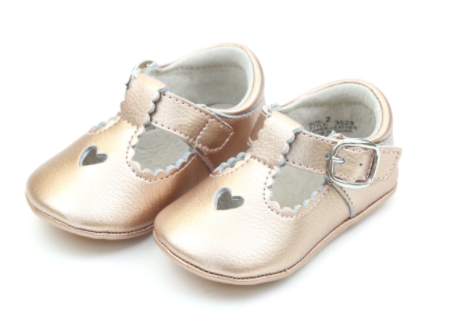 Rosalie Heart Rose Gold Mary Jane