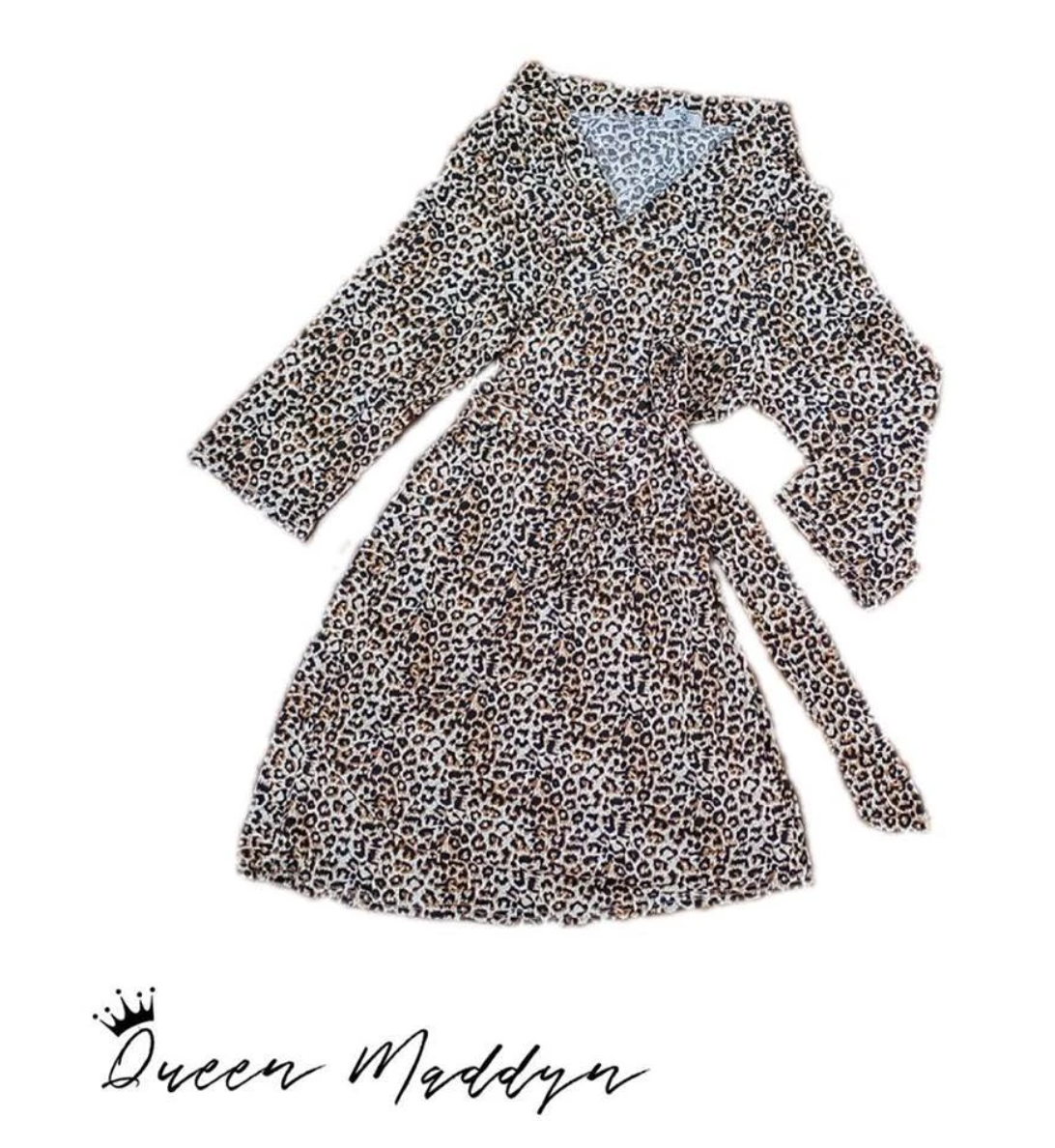 Leopard Mom Robe