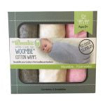 Woombie 3pk Cotton Wrap-PK